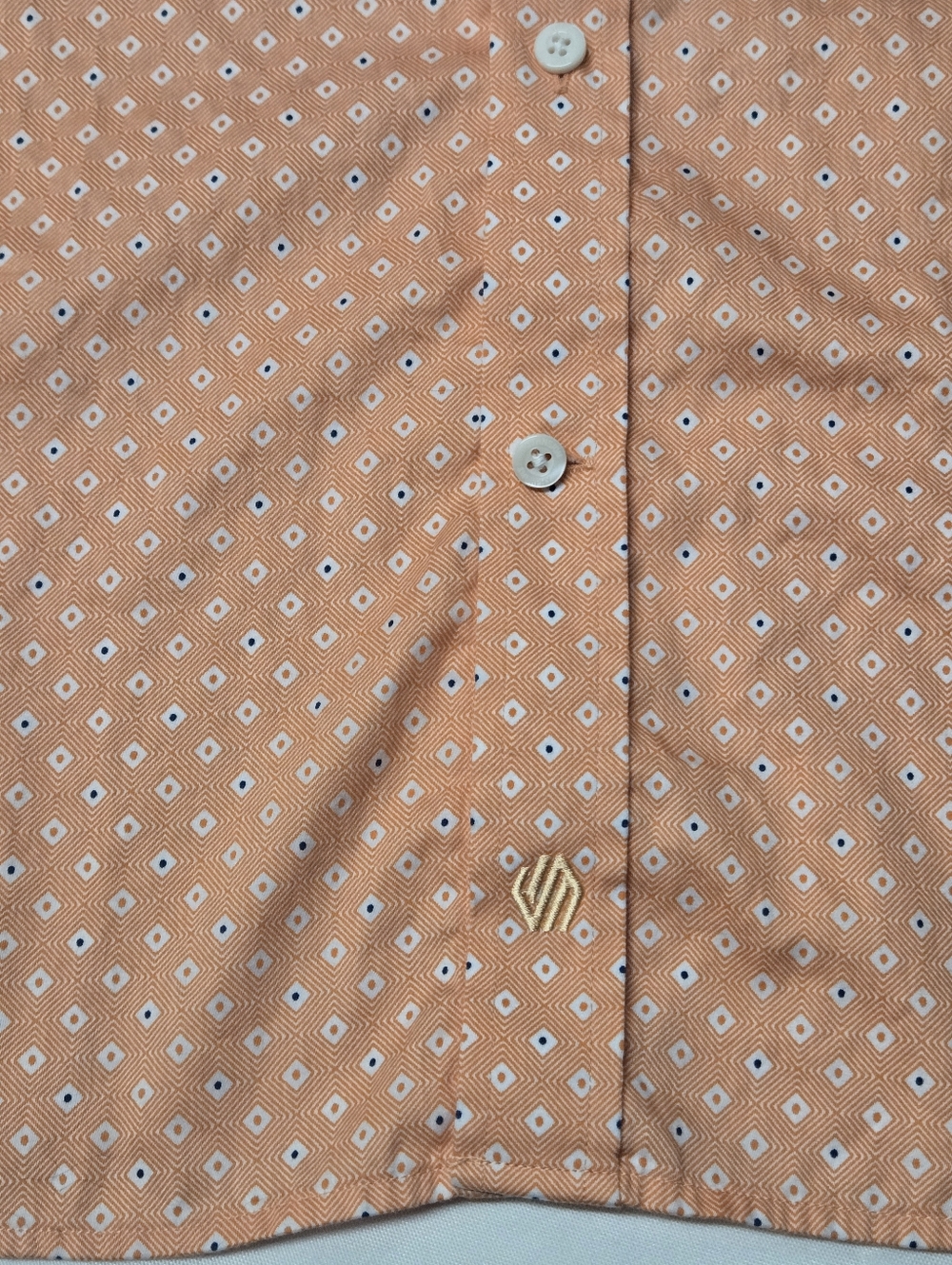 Johnston & Murphy Men's XL Collared Button Down Dress Shirt Patterned - Picture 6 of 6